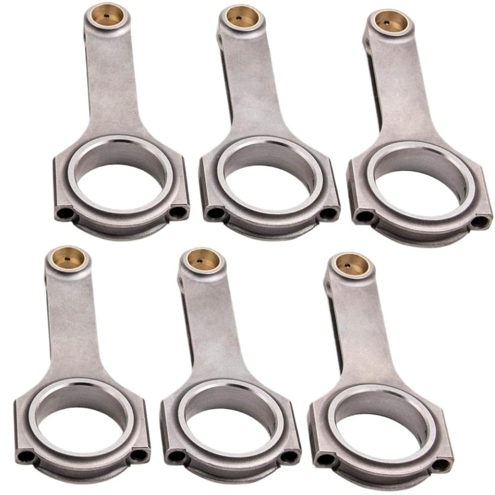 Forged Connecting Rods 125.25mm Compatible With JZA70 Mark Crown 1JZ-GTE 1JZ-GE Bielle Pleuel Piston Pin