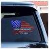 America 250 Decal - 250th Anniversary Distressed Brushstroke American Flag Car Decal, Waterproof Patriotic Vinyl Sticker for Truck Window Bumper, 6 Inch Removable No Residue Decal (Flag) view 3