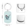 Mouth Bass Fish Guitar Keychains Metal Chain Keyring Car Backpack Purse Bag for Men Women view 2