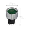 Cabilock Ignition Push Start Button Switch 12v/24v with LED Light, Automatic Reset Engine Start Button for Vehicles, Includes 3 Pre-Wired Heat Shrink Tubes, Car Keyless Starter Accessory view 2
