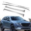 2PCS Cross Bars & 2PCS Side Roof Rail Fits for Mazda CX-9 CX9 2016-2023,Max Load 165LBS Aluminum,Rooftop Cargo Carrier(Silver) view 1