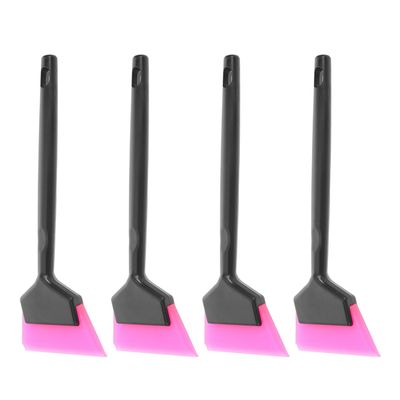 JECOMPRIS Car Window Squeegee Set 4pcs Plastic Vinyl Squeegee Tools for Windshield Film Tinting and Vehicle Vinyl Wrap Application Automotive Detailing and Cleaning