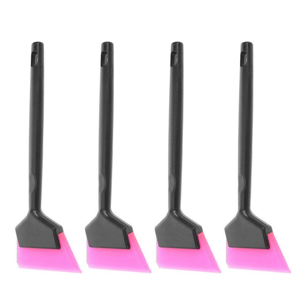 JECOMPRIS Car Window Squeegee Set 4pcs Plastic Vinyl Squeegee Tools for Windshield Film Tinting and Vehicle Vinyl Wrap Application Automotive Detailing and Cleaning