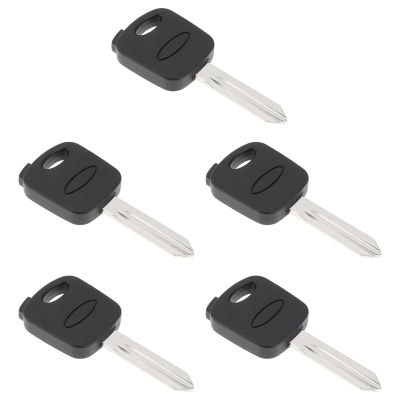 eMagTech 5pcs Car Flat Replacement Key Shell No Chip H72 H74 H75 H8 Compatible with Ford Compatible with Lincoln
