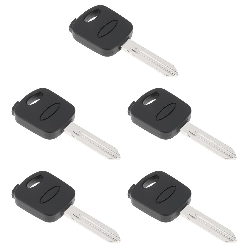 eMagTech 5pcs Car Flat Replacement Key Shell No Chip H72 H74 H75 H8 Compatible with Ford Compatible with Lincoln