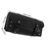 NESTINGHO Motorcycle Tool Saddlebag Organizer Small Pu Leather Handlebar Bag for Motorcycle Accessories Fork Roll Side Storage Bag Compatible with Motorbikes view 2