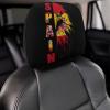 Unisex Adult Printed Car Headrest Cover 2 Pack Spain Spanish Flag Male Eagle Auto Front Elastic Seat Head Rest Protector Universal Rest Decor Accessories view 4