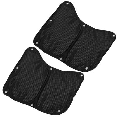 GLSTOY 2pcs Truck Window Shades for Side Windows 23.6x21.6 Inches UV Protection Sunshade for Rv Automotive Interior Accessories for Travel and Camping