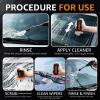 TABOUNTS Glass Emulsion Cleaner, Handheld Windshield Brush with 100 mL Windshield Oil Film Remover, Cleans Oil, Grime & Fog, Glass Emulsion & Glass Oil Film Remover (1 pack) view 4