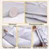 Hail Protector Car Cover Custom Fit for Mercedes Benz E-Class Sedan E300 E350 E400 E450 2006-2024, 5 Layers Thicken Hail Padded Car Cover, with Door Zipper Reflective Strip, Dust Protection view 3