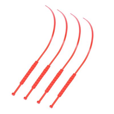 FUOYLOO 15pcs Orange Car Emergency Anti-skid Snow Tire Chains Plastic Tie Straps for Suv Wheel Traction in Ice and Snow