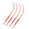 FUOYLOO 15pcs Orange Car Emergency Anti-skid Snow Tire Chains Plastic Tie Straps for Suv Wheel Traction in Ice and Snow view 1