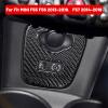 SUNJIK Real Carbon Fiber USB Panel & Auxiliary Port Module Sticker Interior Accessories Compatible with MINI Cooper 2013-2019 (Black) view 4