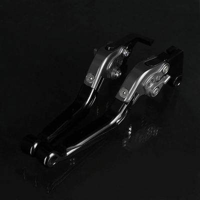 Modification Motorcycle CNC Aluminum for CRF1000L 2015-2019 Accessories Adjustable Brake Clutch Lever Handle(Gray2)