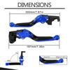 Modification Motorcycle CNC Aluminum for CRF1000L 2015-2019 Accessories Adjustable Brake Clutch Lever Handle(Gray2) view 3