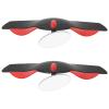 AMUSLESUR Car Blind Spot Mirrors with Carbon Fiber Rain Guard and 5cm Convex Auxiliary Side View Mirror for Vehicle Safety and Parking Assistance view 1