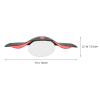 AMUSLESUR Car Blind Spot Mirrors with Carbon Fiber Rain Guard and 5cm Convex Auxiliary Side View Mirror for Vehicle Safety and Parking Assistance view 2