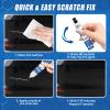 Agate Black Metallic (UM) Touch Up Paint for Cars, Compatible with Ford F-150/Explorer/Escape, 2-in-1 Car Scratch Repair Pen, Color Accurate, Quick Dry, Long-Lasting view 3