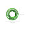 Luxshiny 50pcs Aluminum Alloy License Plate Bolt Nuts and Bumper Washers Set for Motorcycle Engine Bay Dress up Fasteners in Green view 2