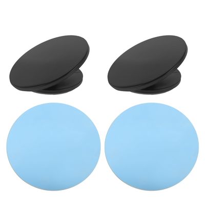 Mikinona Blind Spot Mirror Pair 360 Frameless Small round Blue Glass Rearview Auxiliary Mirrors for Car Trucks Suvs Night Driving Safety