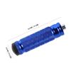 VINTORKY 2pcs Motorcycle Passenger Foot Pegs Rear Footrest Metal Footrest Pedals Blue for Motorbike Rear Seat Passenger Riding Safety view 2