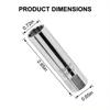 QEUOBUE 14mm Spark Plug Socket, 3/8 Inch Drive 12 Point Thin Wall Spring Clips Wrench, Universal Chrome Vanadium Steel Vehicle Spark Plug Removal Tool Compatible with Cars/SUVs(14MM) view 2