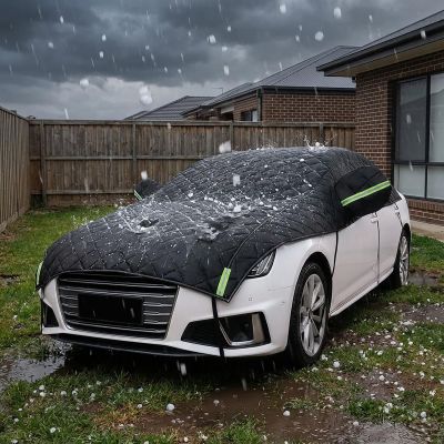 Car Cover for Hail Protection Custom Fit for Mercedes E Class Cabriolet 2016-2020,Anti-Hail Car Cover,Outdoor Water-Resistant Protection,with Storage Pouch