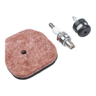 KoiLykke Replacement Tune-Up Kit for HS 46 56 Models, 3-Piece Air Fuel Filter Spark Set, CMR6H