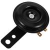 PLAFOPE Motorcycle Horn Metal Loud Speaker Black Electric Horn for Motorcycle Atv Scooter Accessories Replacement view 1