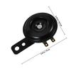 PLAFOPE Motorcycle Horn Metal Loud Speaker Black Electric Horn for Motorcycle Atv Scooter Accessories Replacement view 2
