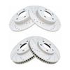 JESHENIX Brake Rotor Kit 4pcs Drilled Slotted for Buick LeSabre 2000-2005 view 1