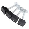 ZDAGELD Pickup Aluminum Alloy J Hooks Toolbox Mounting Kit, No Drilling Required, Reduces Noise and Vibration, Protects Truck and Tools from Damage, Fitment: for Most Truck Pickup view 4