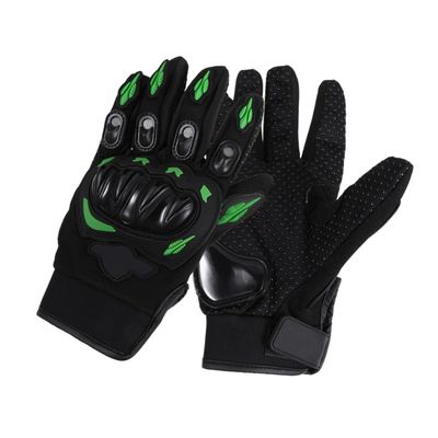 SOPOTUTU Motorcycle Riding Gloves Green XXL, Breathable Anti-Skid Protective Gloves for Adults, Outdoor Sports and Four-Season Use