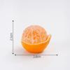 Fxzqgnh 2 Fruit Figurines to Decorate Car Dashboard, Cute Accessories for Center Console, Ideal for Parties, Shelves and Bedrooms, Orange view 4