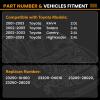 Fuel Injectors 23250-0H010 Compatible with Toyota RAV4 2.0L Camry 2.4L view 2