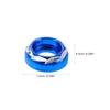 GETAJGHSD 50pcs Blue Aluminum Alloy License Plate Fasteners and Decorative Bumper Washer Set for Motorcycle Engine Bay Dress and Auto Exterior Accessories view 2