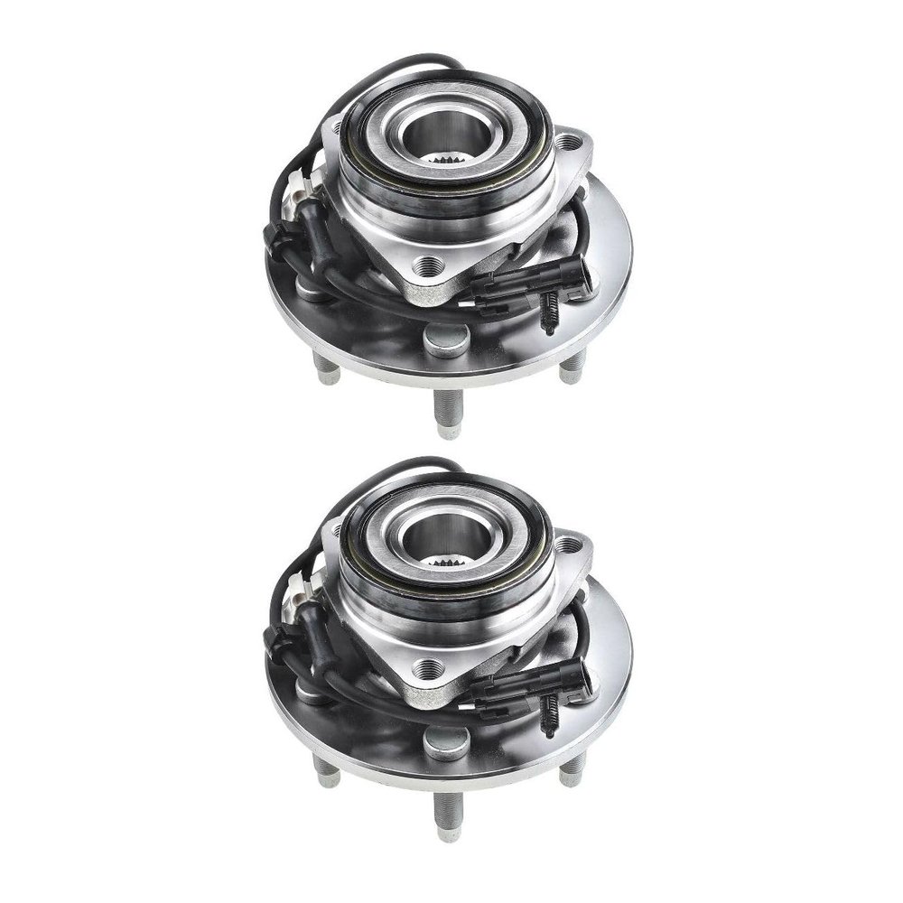 BootAP Wheel Hub and Bearing Assembly 2pcs and Front Left Driver or Right Passenger Side Florwbhafcecg for GMC for Chevy for Cadillac
