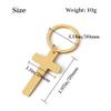 Double Sided Stainless Steel Custom Keychain-Personalized Engraved Text, Name, Number, or Initials for Him, Her, Men & Women (optional 4) view 2