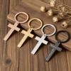 Double Sided Stainless Steel Custom Keychain-Personalized Engraved Text, Name, Number, or Initials for Him, Her, Men & Women (optional 4) view 3