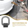 BEBEMOKO Heavy Duty Weld-on Forged Steel D-Ring Tie Down Anchors 3/8 5000lbs Load for Flatbed Trailer Truck Cargo Securing view 3