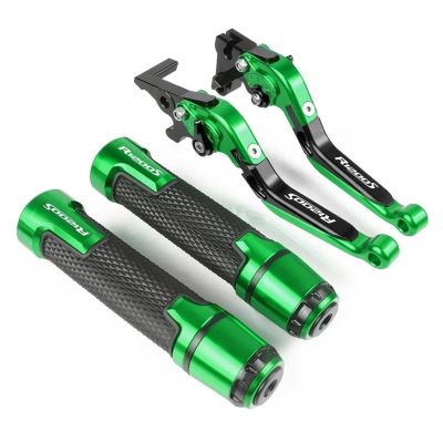 Motorcycle Adjustable Brake Clutch Levers Handlebar Knobs Handle Grips Ends for B R1200S 2006 2007 2008(Green)