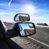 CONGARTENO 2pcs Removable Side View Mirrors Black Abs Glass Auxiliary Blind Spot Mirrors for Car Truck Suv Towing Rearview Accessories view 4