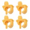 eMagTech 4Pcs Car Front Hood Support Prop Rod Holder Clip 6V0823397121 Compatible with Skoda Compatible with VW view 1