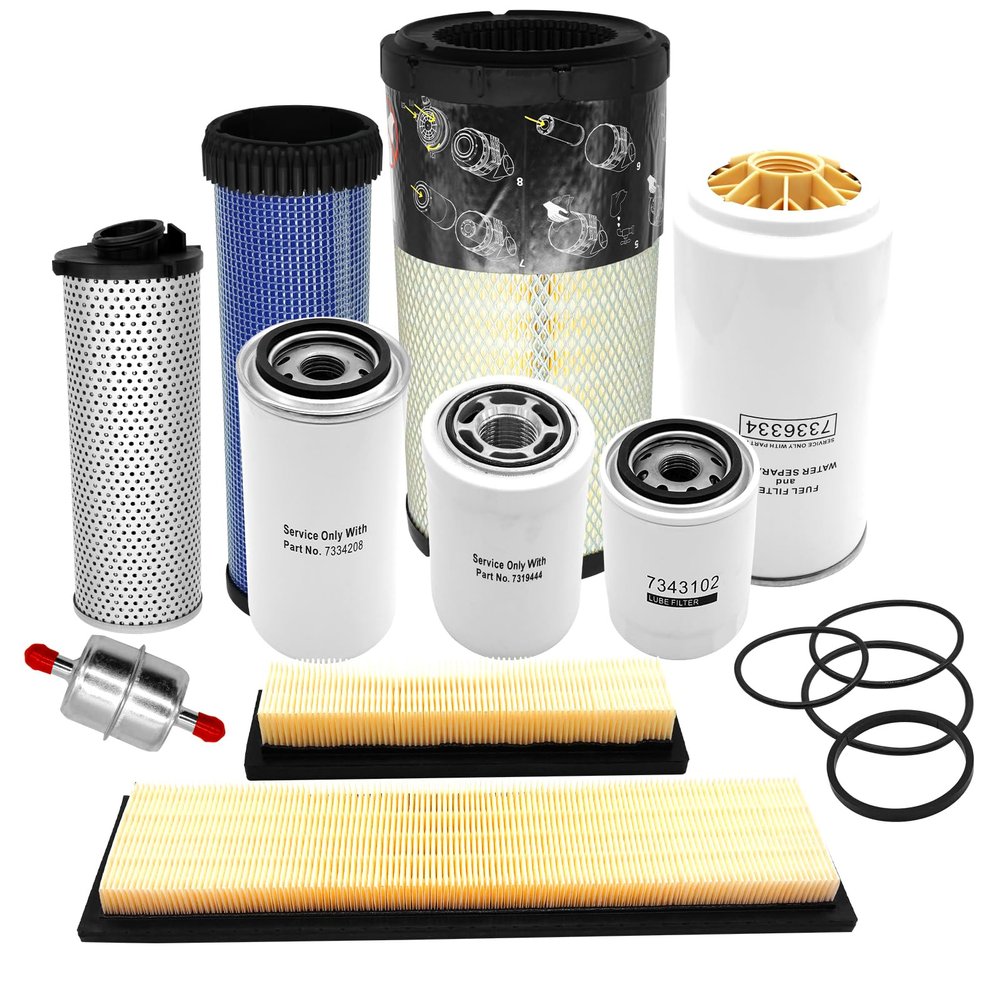 10Pcs Maintenance Filter Kit for Bobcat T66 T64 T76 S76 S62 S64 S66 S86 T62 T86 Replace OE 7343102 7386225 7386224 7414582 7336334 7319444 7348032
