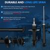 Maxfavor Pair of Front Shock Absorbers and Struts Complete Assembly with Coil Spring Compatible with Subaru Impreza Wagon AWD 2004-2007, Replacement for 172440 172439 view 2
