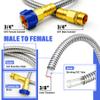 3FT RV Water Hose, Premium Drinking Water Hose, Lead-Free & Safe, Anti-Kink & Leak-Proof, 3/8 Inner Diameter Short Connector, Perfect for RV, Camper, Trailer, Vanlife & Marine Outdoor Use view 4