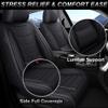 UEO Leather Seat Covers Fit for Subaruu Outback 2000-2026 Breathable Waterproof Stylish Car Seat Cover Automotive Interior Accessories(Full Set Black) view 4