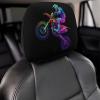 Dirt Bike-Motocross Biking Car Headrest Covers Soft Auto Head Rest Protector for Car Truck view 4