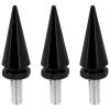 wkao 3 Pcs Motorcycle Windscreen Bolts, Fairing Screws, Windshield Mounting Kit, Fits Electra Glide, Street Glide, Ultra Classic, Ultra Limited, Tri Glide 1996-2013 view 1