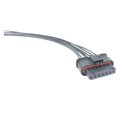 automotive wire connectors 1/5/10 Pcs 7 Pin 6189-7732 Automotive Cable Harness Socket 5QF973707A Car maintenance(Female with wire,5pcs)